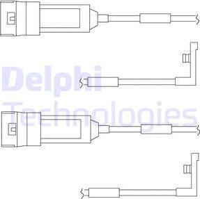 Delphi LZ0123 - Сигналізатор, знос гальмівних колодок autozip.com.ua