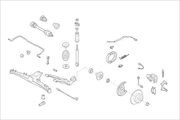 Delphi OE-BMW-000005103-R - Підвіска колеса autozip.com.ua