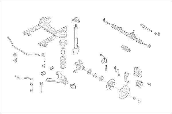 Delphi OE-FORD-000005293-F - Підвіска колеса autozip.com.ua