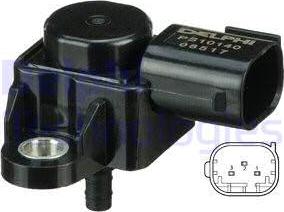 Delphi PS10140 - Датчик, тиск у впускний трубі autozip.com.ua