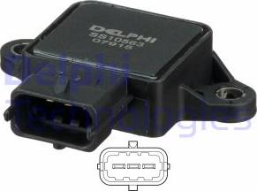 Delphi SS10563 - Датчик, положення дросельної заслінки autozip.com.ua