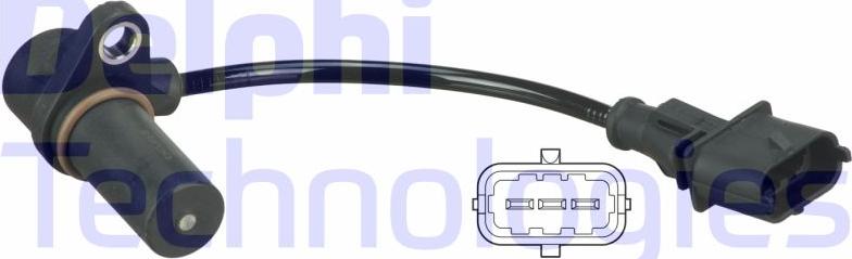 Delphi SS11052 - Датчик імпульсів, колінчастий вал autozip.com.ua