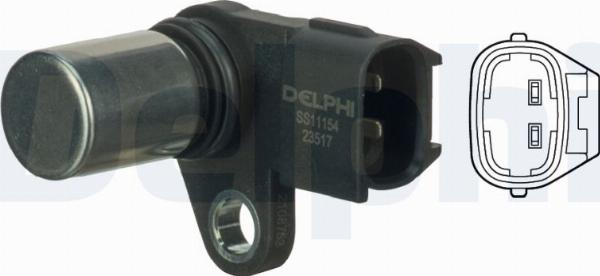 Delphi SS11154-17B1 - Датчик, положення розподільного валу autozip.com.ua