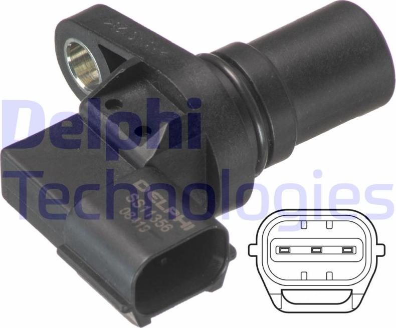 Delphi SS11356 - Датчик, положення розподільного валу autozip.com.ua