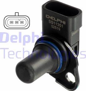 Delphi SS11351 - Датчик, положення розподільного валу autozip.com.ua