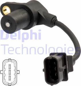 Delphi SS11242 - Датчик імпульсів, колінчастий вал autozip.com.ua