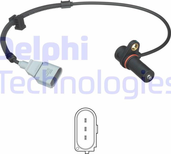 Delphi SS11226 - Датчик імпульсів, колінчастий вал autozip.com.ua