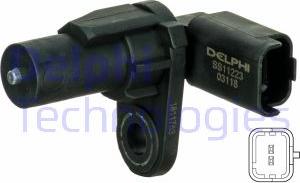 Delphi SS11223 - Датчик імпульсів, колінчастий вал autozip.com.ua