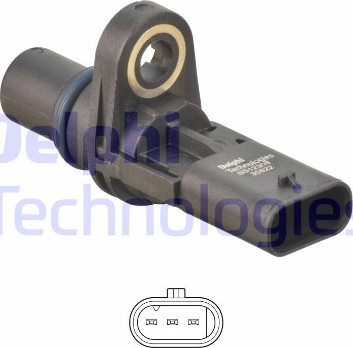 Delphi SS12308-12B1 - Датчик, положення розподільного валу autozip.com.ua