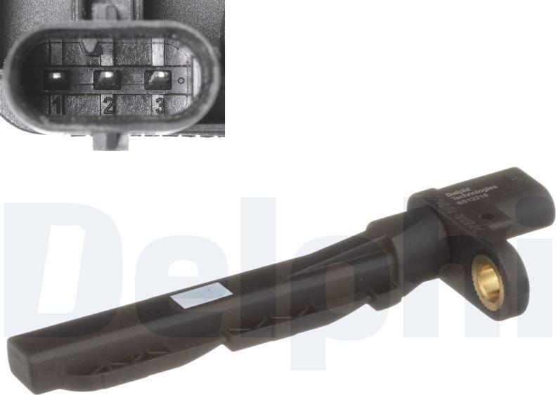 Delphi SS12216-12B1 - Датчик імпульсів, колінчастий вал autozip.com.ua