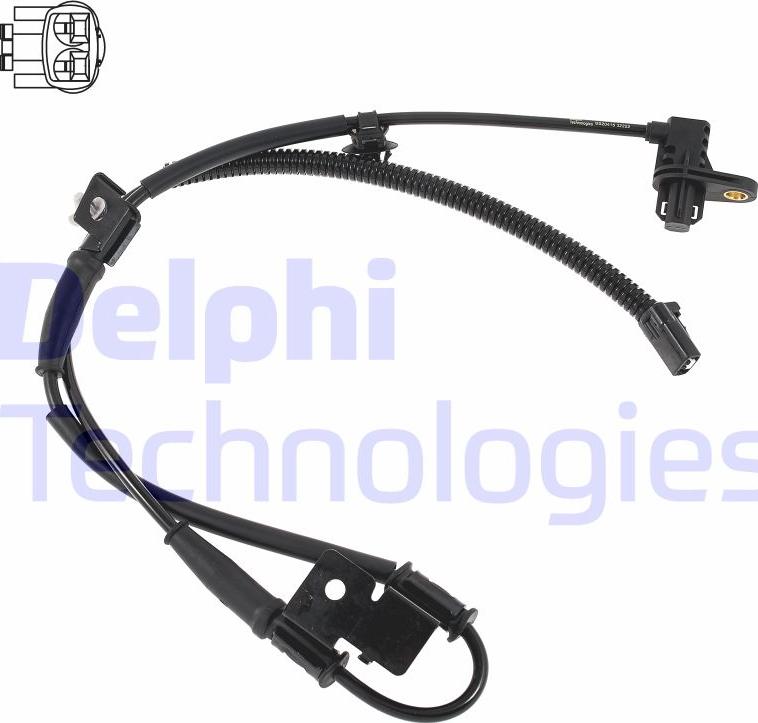 Delphi SS20415-12B1 - Датчик ABS, частота обертання колеса autozip.com.ua