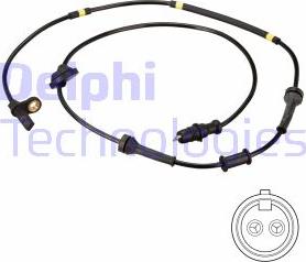 Delphi SS20481 - Датчик ABS, частота обертання колеса autozip.com.ua