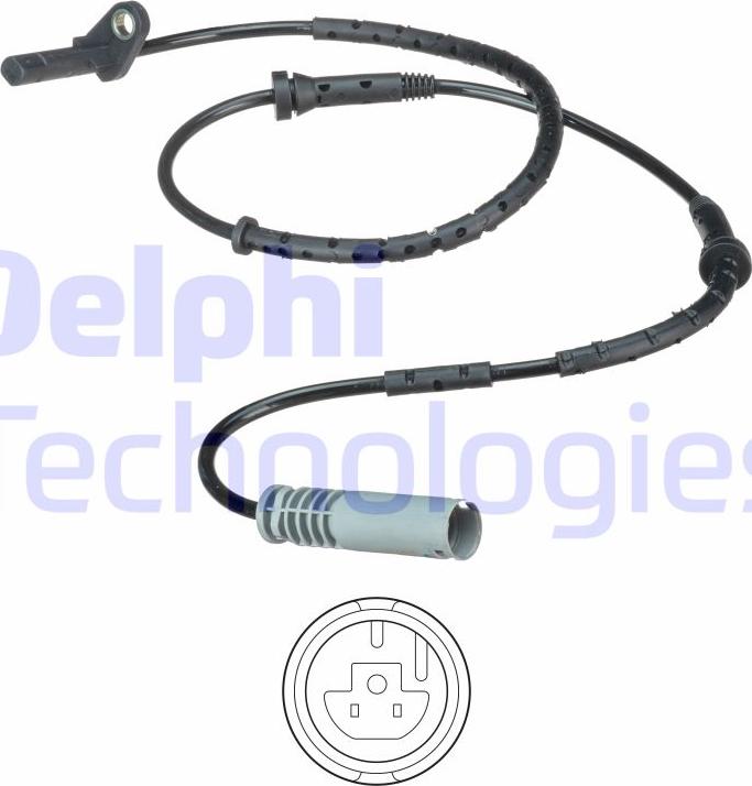 Delphi SS20548 - Датчик ABS, частота обертання колеса autozip.com.ua
