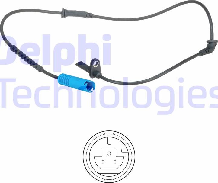 Delphi SS20557 - Датчик ABS, частота обертання колеса autozip.com.ua
