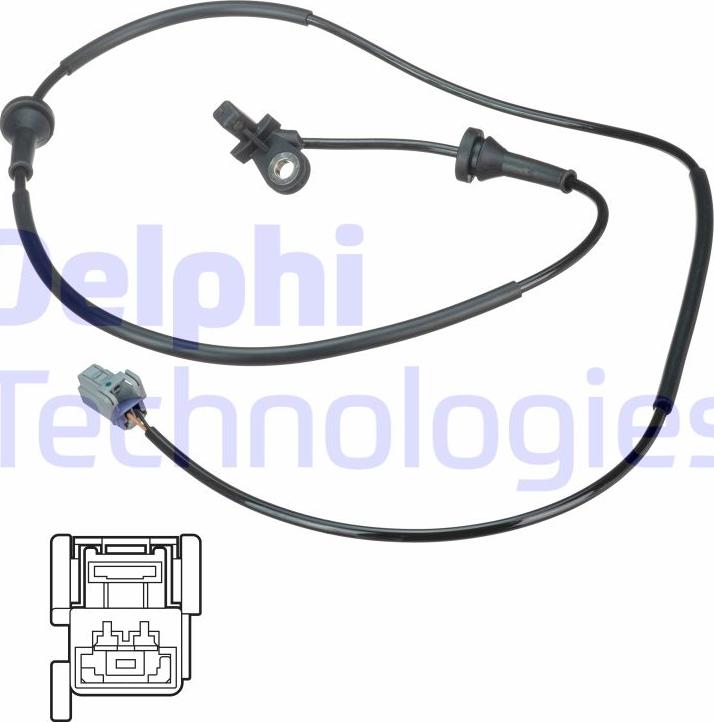 Delphi SS20580 - Датчик ABS, частота обертання колеса autozip.com.ua