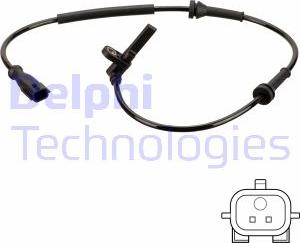 Delphi SS20839 - Датчик ABS, частота обертання колеса autozip.com.ua