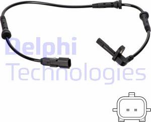 Delphi SS20750 - Датчик ABS, частота обертання колеса autozip.com.ua