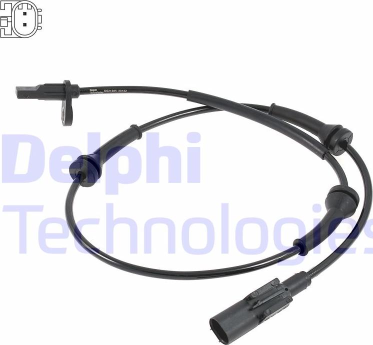 Delphi SS21265-12B1 - Датчик ABS, частота обертання колеса autozip.com.ua