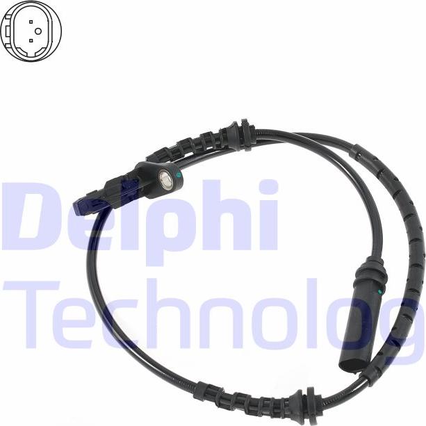 Delphi SS21280-12B1 - Датчик ABS, частота обертання колеса autozip.com.ua