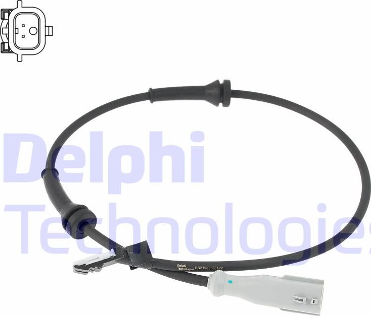 Delphi SS21283-12B1 - Датчик ABS, частота обертання колеса autozip.com.ua