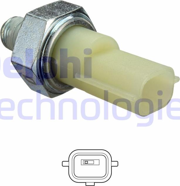 Delphi SW90073 - Датчик, тиск масла autozip.com.ua