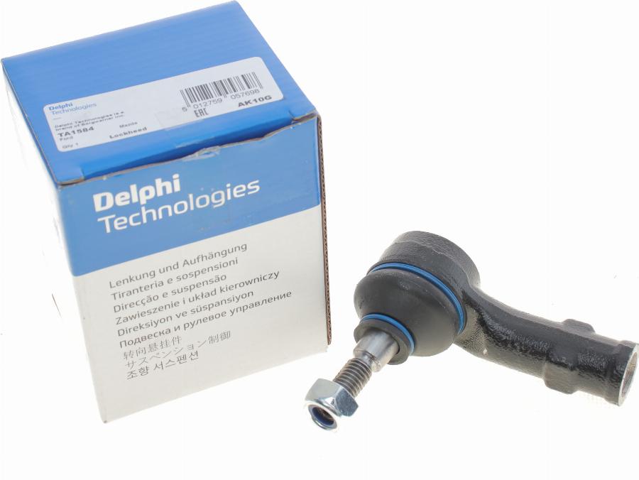 Delphi TA1584 - Наконечник рульової тяги, кульовий шарнір autozip.com.ua