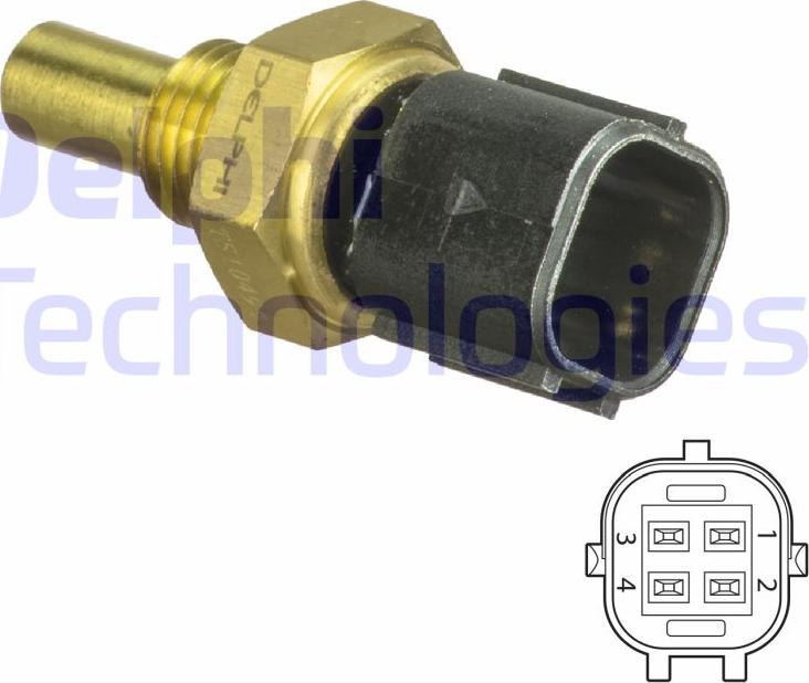 Delphi TS10494 - Датчик, температура охолоджуючої рідини autozip.com.ua