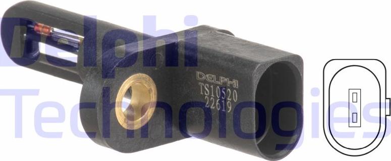 Delphi TS10520 - Датчик, температура впускається autozip.com.ua