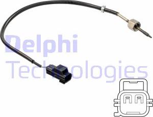 Delphi TS30189 - Датчик, температура вихлопних газів autozip.com.ua