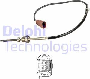 Delphi TS30259-11B1 - Датчик, температура вихлопних газів autozip.com.ua