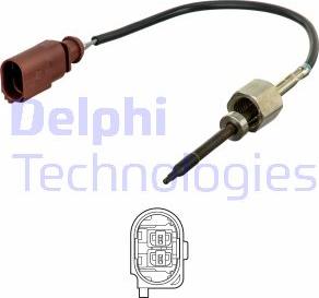 Delphi TS30262 - Датчик, температура вихлопних газів autozip.com.ua