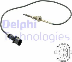 Delphi TS30201 - Датчик, температура вихлопних газів autozip.com.ua