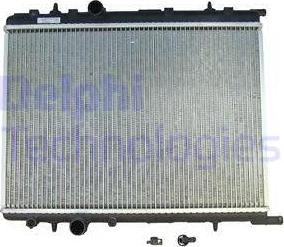 Delphi TSP0524054 - Радіатор, охолодження двигуна autozip.com.ua