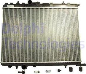 Delphi TSP0524069 - Радіатор, охолодження двигуна autozip.com.ua
