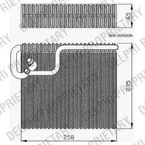 Delphi TSP0525181 - Випарник, кондиціонер autozip.com.ua