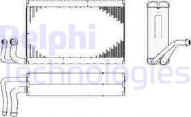 Delphi TSP0525182 - Випарник, кондиціонер autozip.com.ua