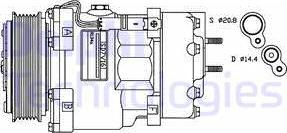 Delphi TSP0155425 - Компресор, кондиціонер autozip.com.ua