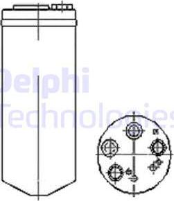 Delphi TSP0175289 - Осушувач, кондиціонер autozip.com.ua