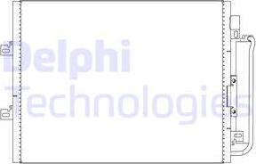 Delphi TSP0225592 - Конденсатор, кондиціонер autozip.com.ua