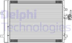 Delphi TSP0225689 - Конденсатор, кондиціонер autozip.com.ua