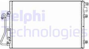 Delphi TSP0225635 - Конденсатор, кондиціонер autozip.com.ua