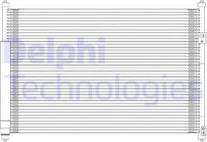 Delphi TSP0225623 - Конденсатор, кондиціонер autozip.com.ua