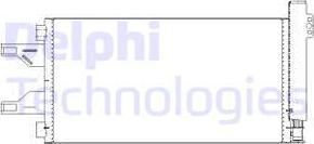 Delphi TSP0225676 - Конденсатор, кондиціонер autozip.com.ua