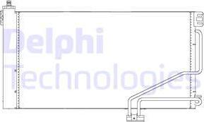 Delphi TSP0225678 - Конденсатор, кондиціонер autozip.com.ua