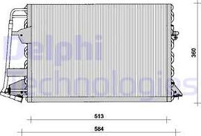 Delphi TSP0225099 - Конденсатор, кондиціонер autozip.com.ua