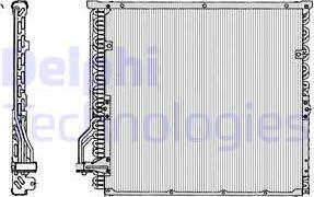 Delphi TSP0225014 - Конденсатор, кондиціонер autozip.com.ua