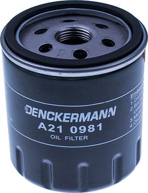 Denckermann A210981 - Масляний фільтр autozip.com.ua