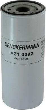 Denckermann A210092 - Масляний фільтр autozip.com.ua