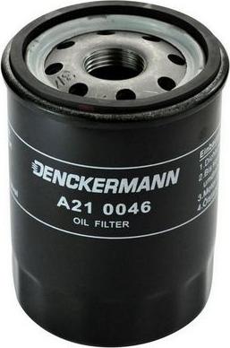 Denckermann A210046 - Фільтр масляний Nissan Micra 03-10-Primera -96 autozip.com.ua