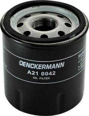 Denckermann A210042 - Фільтр масляний двигуна RENAULT CLIO II 1.2 98-. KANGOO 1.2 97- вир-во DENCKERMANN autozip.com.ua